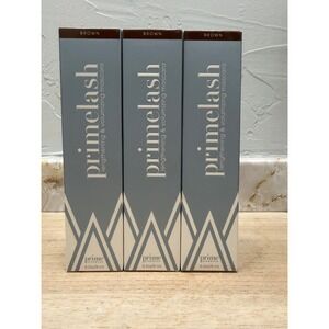 Prime Prometics PrimeLash Lengthening Volumizing Mascara Brown Set of 3 NEW